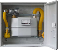 Armadio attrezzato HUTIRA S 300 DC SET 6 FLEXI 100 — regolatore, telaio a H, tubi flessibili; 6 m3/h, 3" / 1" versione ad angolo (44557706)