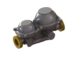 Regolatore di pressione del gas naturale per uso domestico HUTIRA B NG - S, 1 1/4" / 1 1/4", diritto, 10 m3/h (44011002)