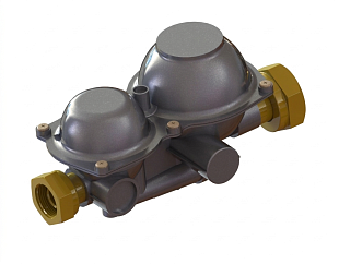 Regolatore di pressione domestico per gas naturale HUTIRA B 10NG - L, 3/4" / 1", diretto, 10 m3/h (44011080)