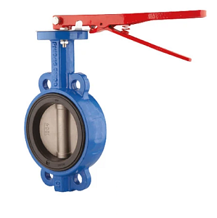 Valvola a farfalla wafer con leva TORK KV.W121.150-H DN150 disco in acciaio inox 316