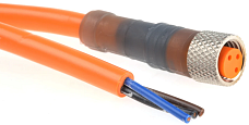 Presa per cavo Dinel ELKA KV 3308 a 3 poli 2 m (RKMV3-06/2M)