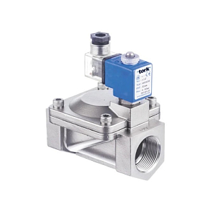 Valvola elettromagnetica in acciaio inox TORK T-SYD 606 DN 32